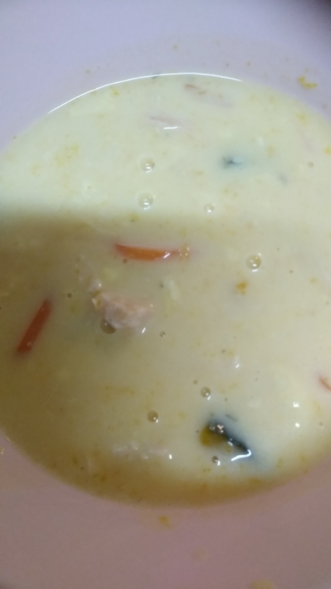 カニかまクリームスープ