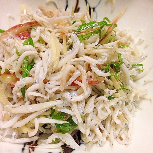 日本酒のおつまみに しらすのミョウガ 大葉和え レシピ 作り方 By qちゃん7951 楽天レシピ 日本酒のおつまみに しらすのミョウガ 大葉和え レシピ 作り方 By qちゃん7951 楽天レシピ