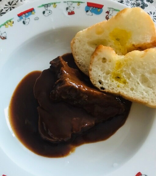 牛もも肉の柔らかデミグラスソース煮込 レシピ 作り方 By ボンド子 楽天レシピ