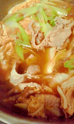 キムチ鍋のつゆでキムチスープ