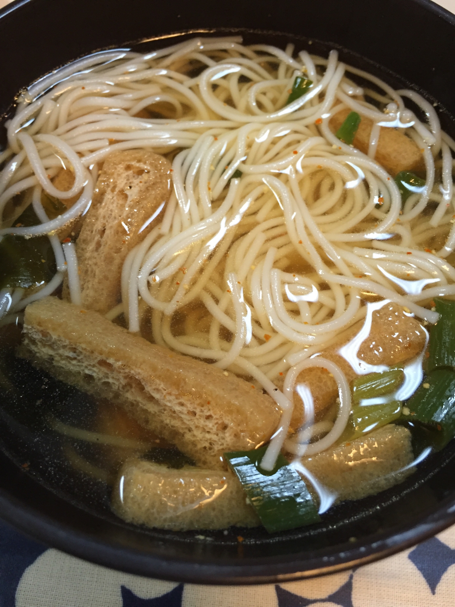 簡単！お揚げのにゅうめん