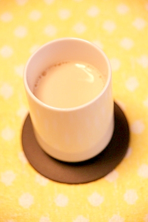 緑茶で焼酎牛乳