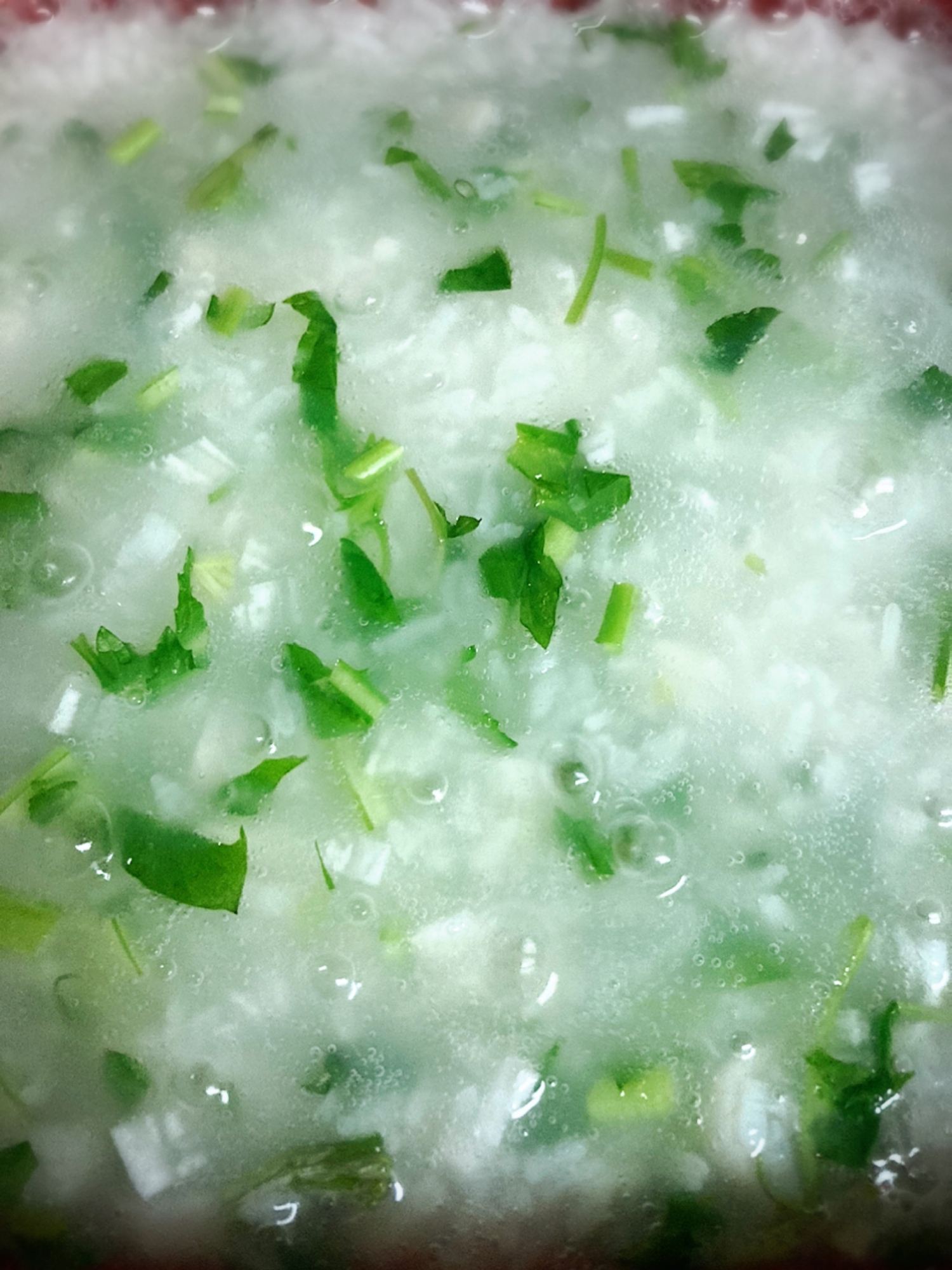 白だしで七草粥