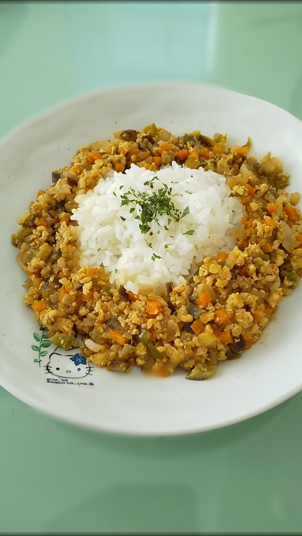 子供も食べれるドライカレー❗️