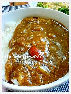 大根とひき肉カレー