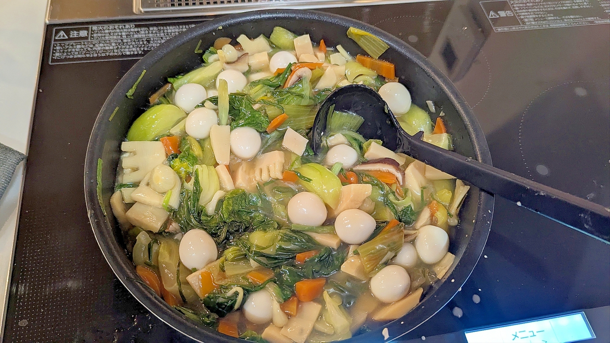 ドキッ！うずらだらけの中華丼！