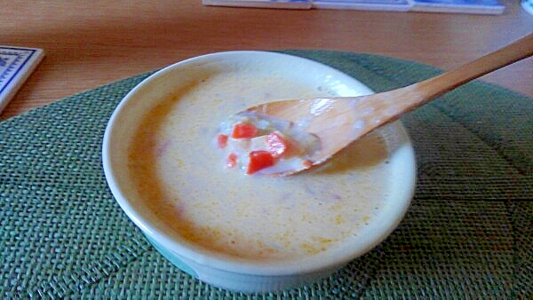 ホタテのミルクスープ