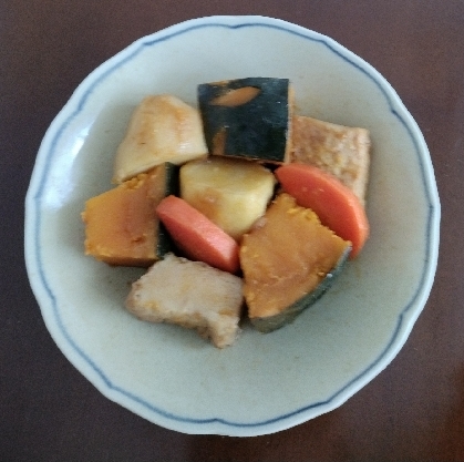 カボチャと厚揚げ●すきなだけ煮詰めるあまから煮