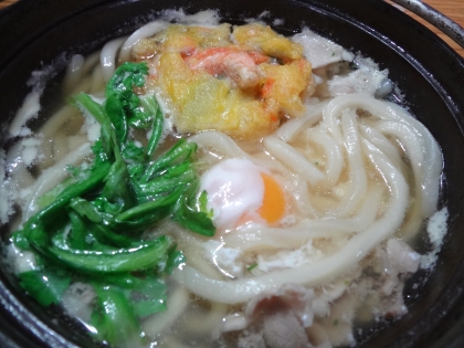 月見かき揚げうどん＋＋