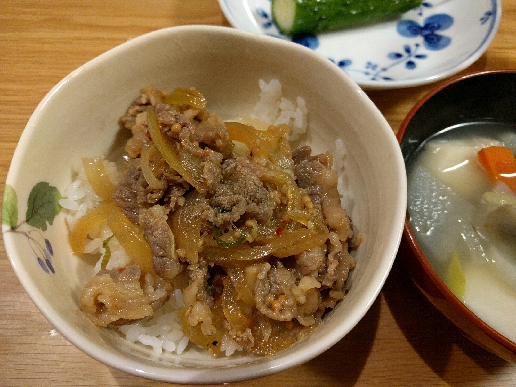 味付き焼肉用のお肉で★牛丼