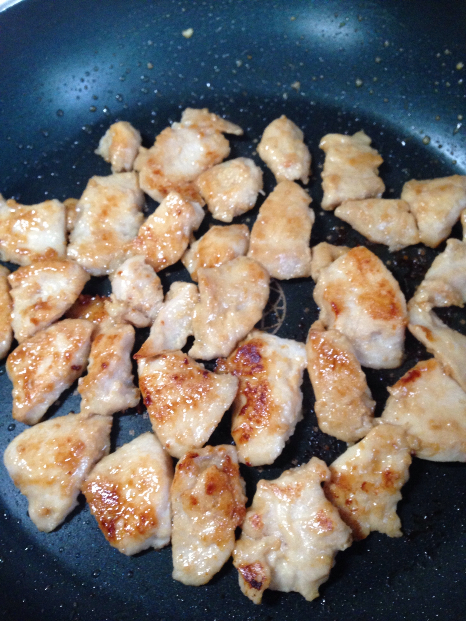 鶏むね肉のオイ味噌漬け焼き♪