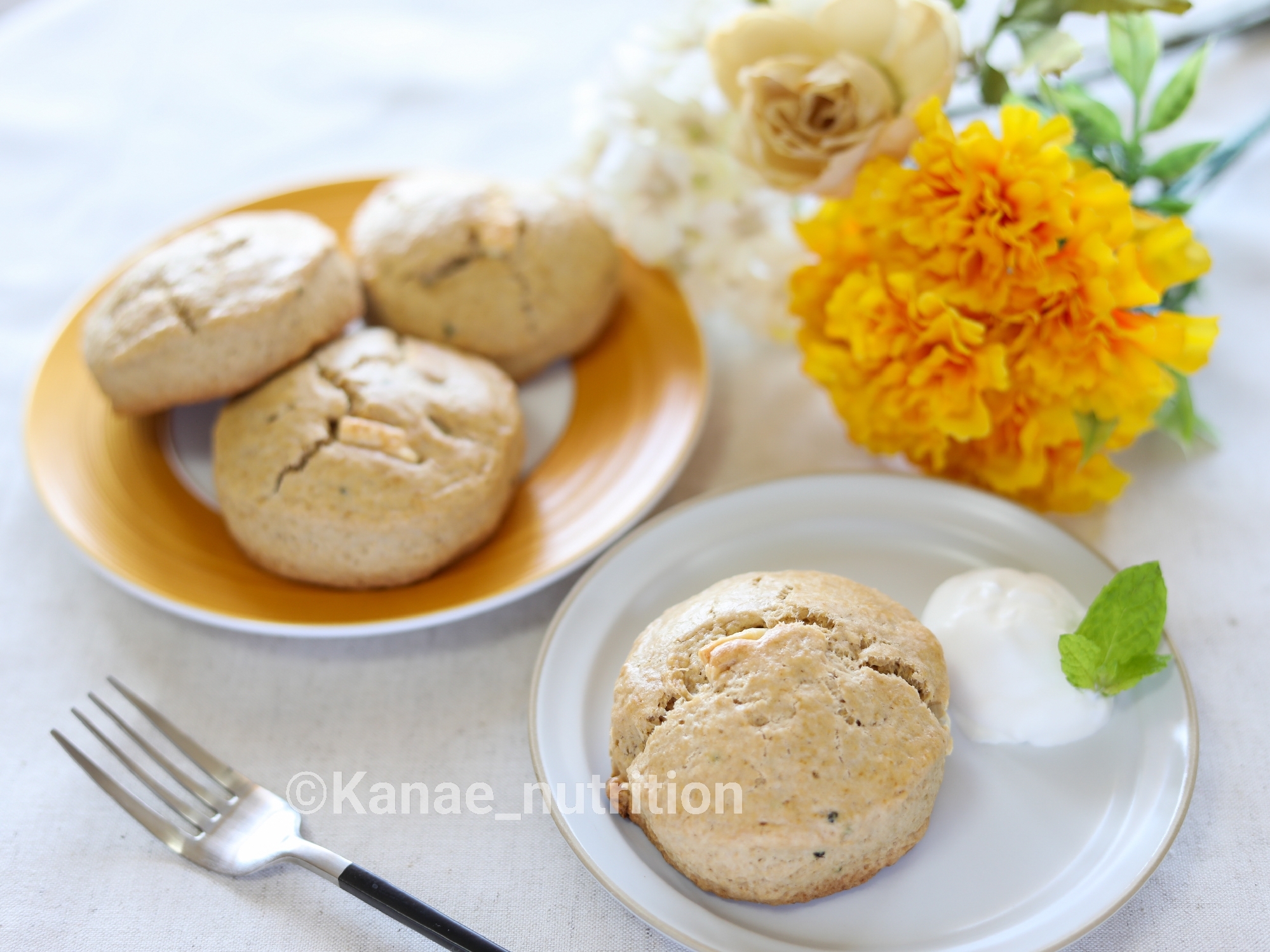 ホワイトチョコ入り紅茶スコーン