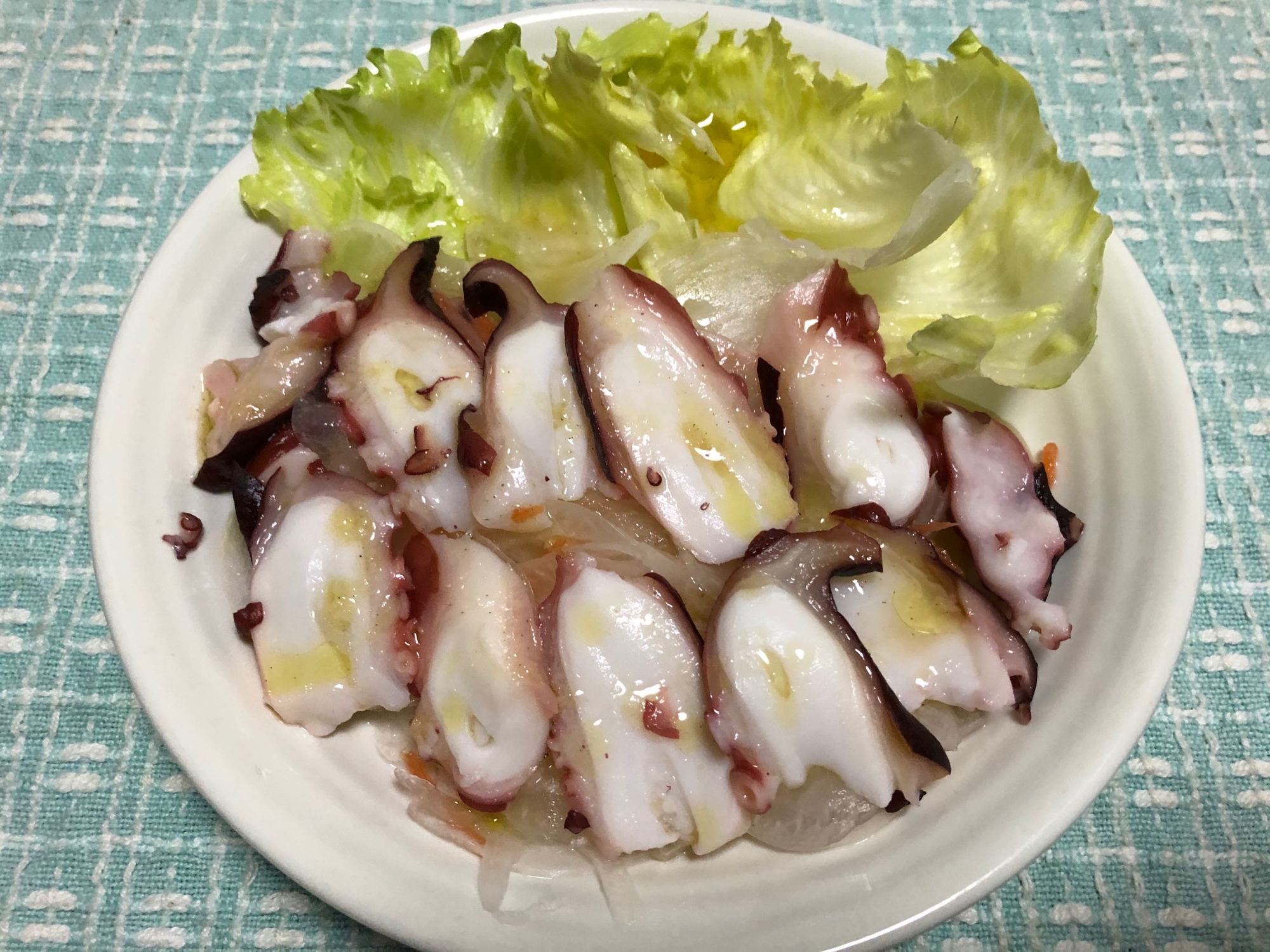 タコのカルパッチョ