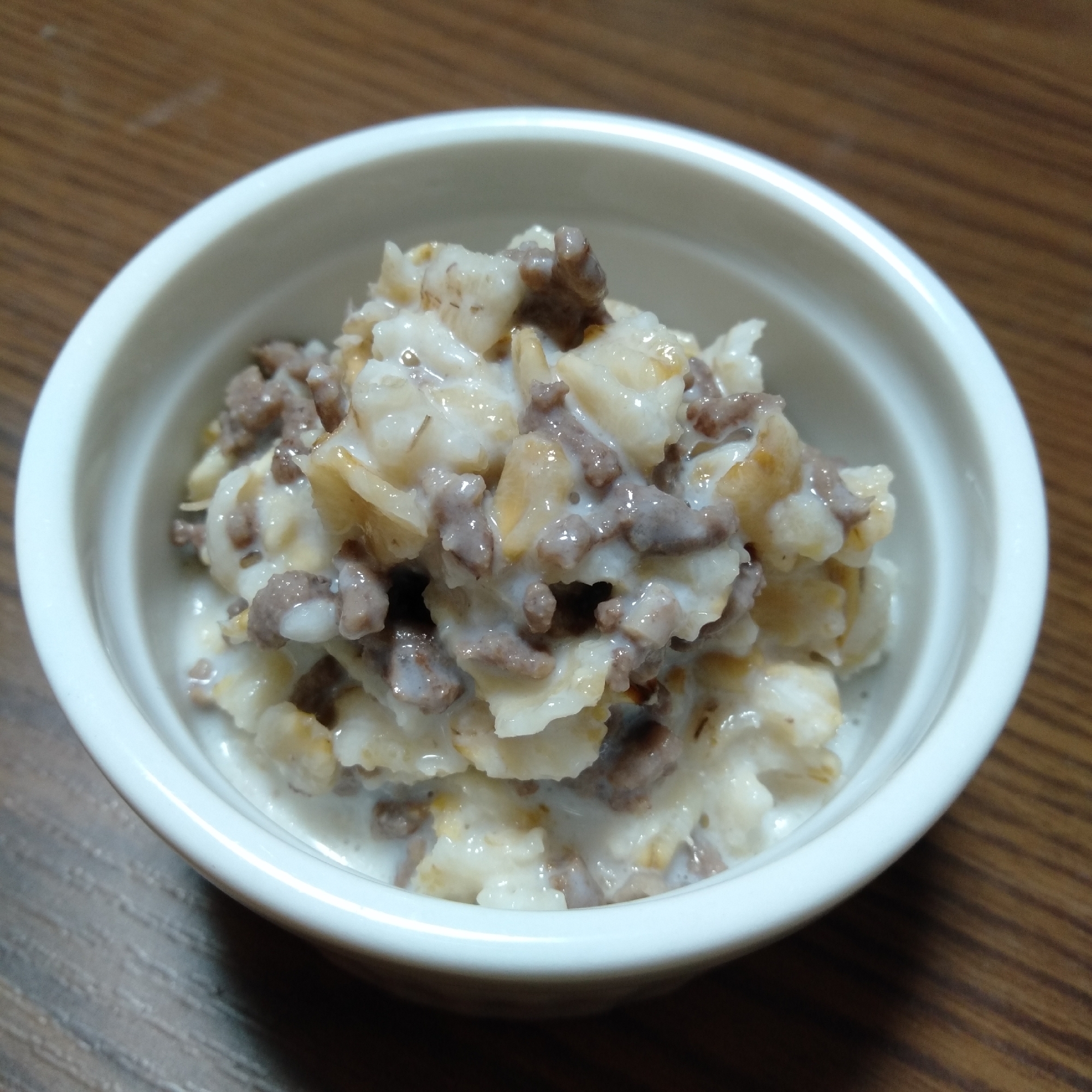 離乳食後期 牛ひき肉とオートミールのミルク粥 レシピ 作り方 By ズボラレシピのかねつぐ 楽天レシピ 離乳食後期 牛ひき肉とオートミールのミルク粥 レシピ 作り方 By ズボラレシピのかねつぐ 楽天レシピ