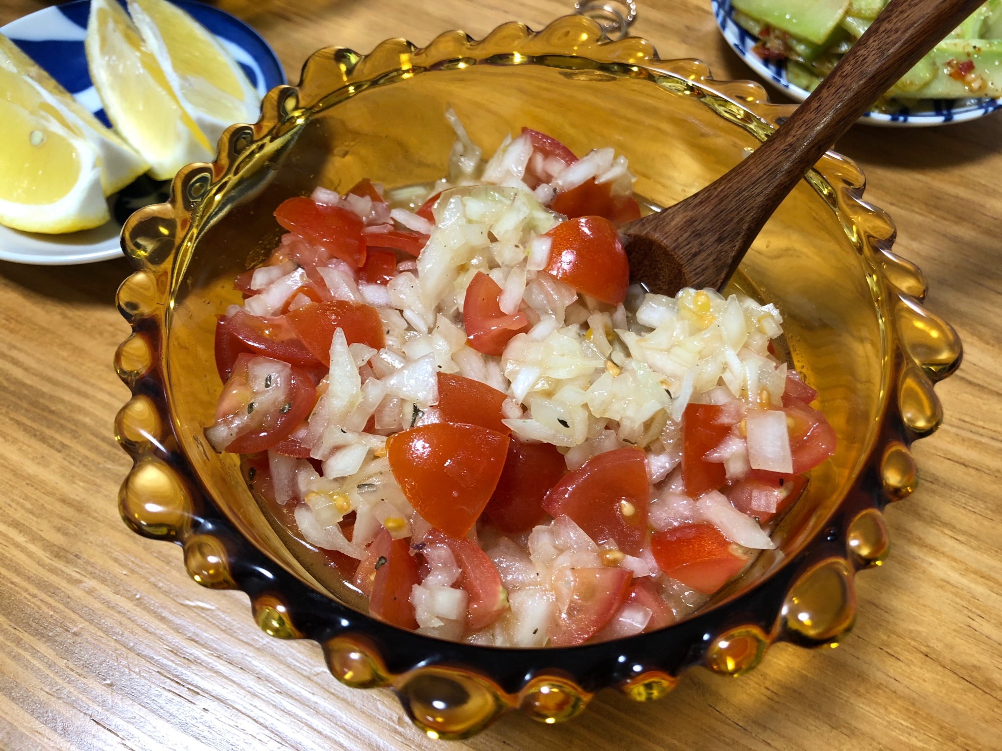 料理の付け合わせにも 玉ねぎとトマトのマリネ レシピ 作り方 By Sana37 楽天レシピ