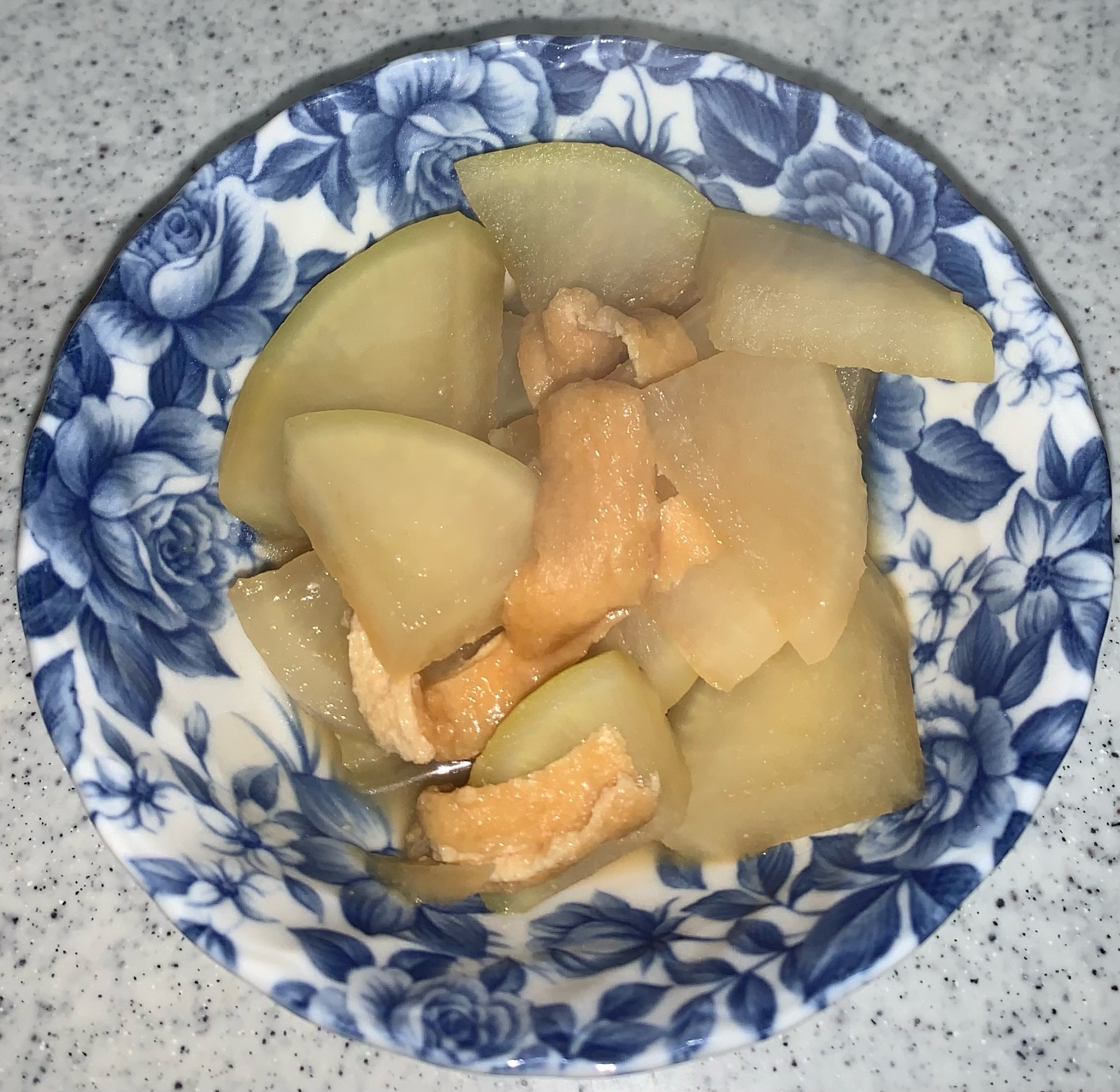 大根と油揚げのみそ煮