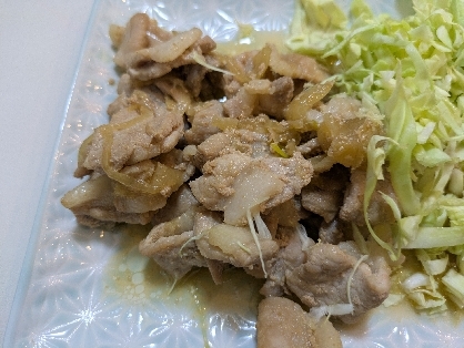 簡単！　豚の生姜焼き