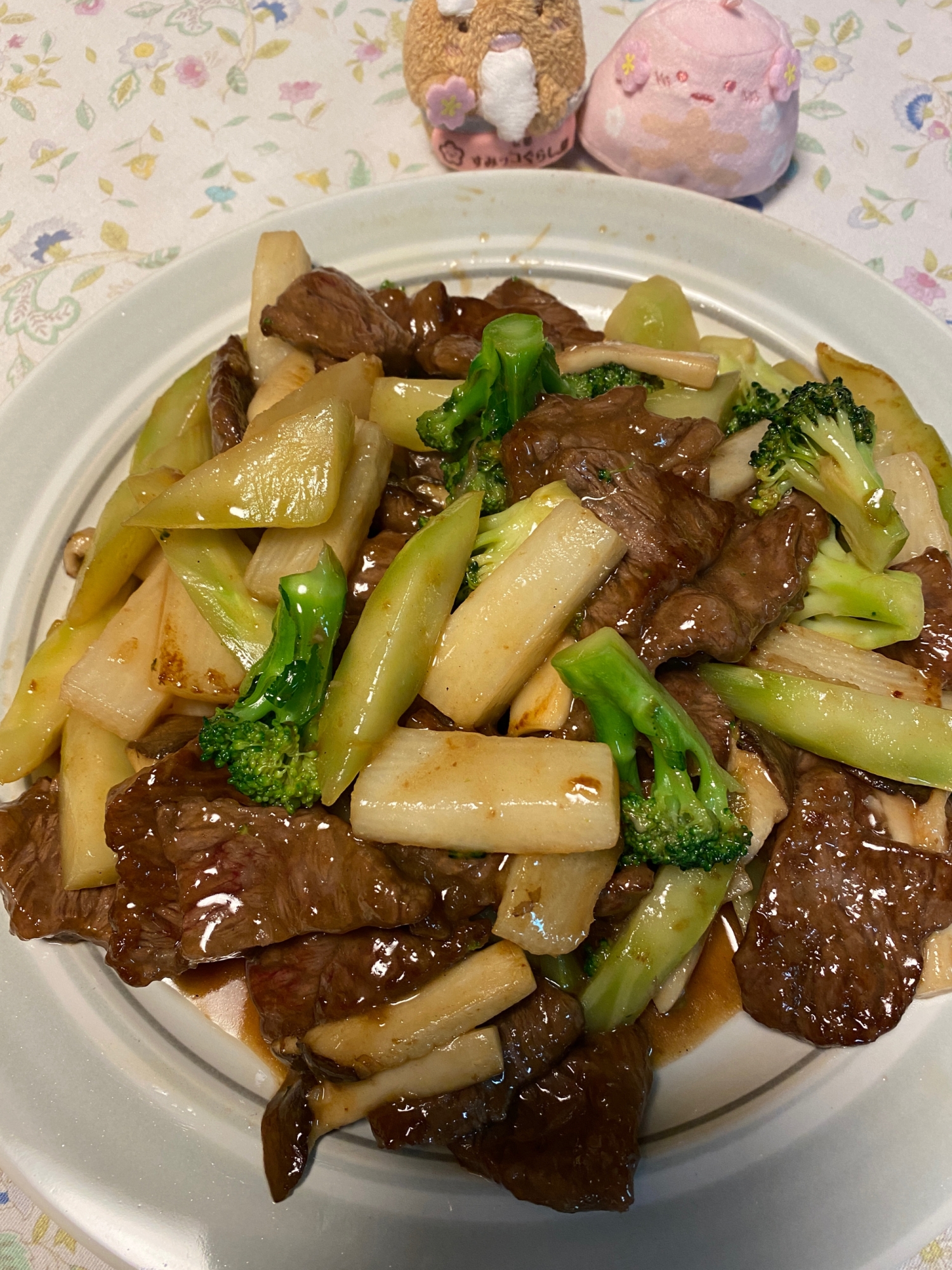 母の味！シャキシャキ長芋と牛肉の中華炒め
