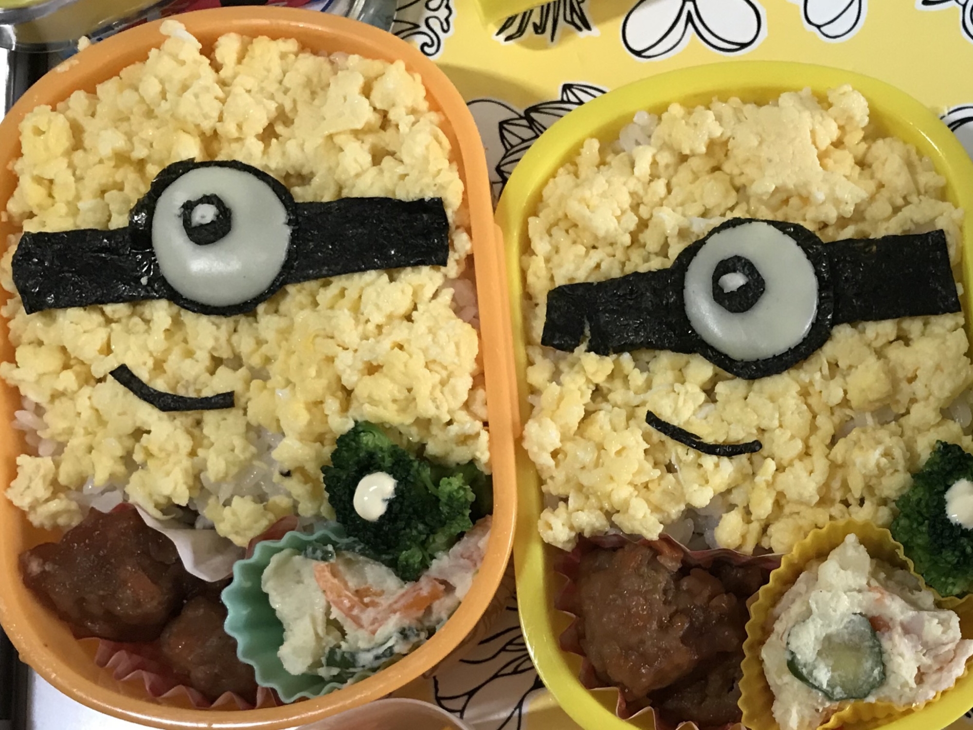 ミニオン弁当 レシピ 作り方 By はりりーる 楽天レシピ