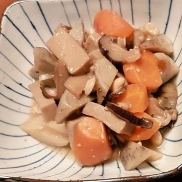 根菜と高野豆腐の煮物 