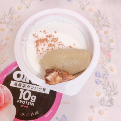 小豆外郎と無花果のハニーヨーグルト