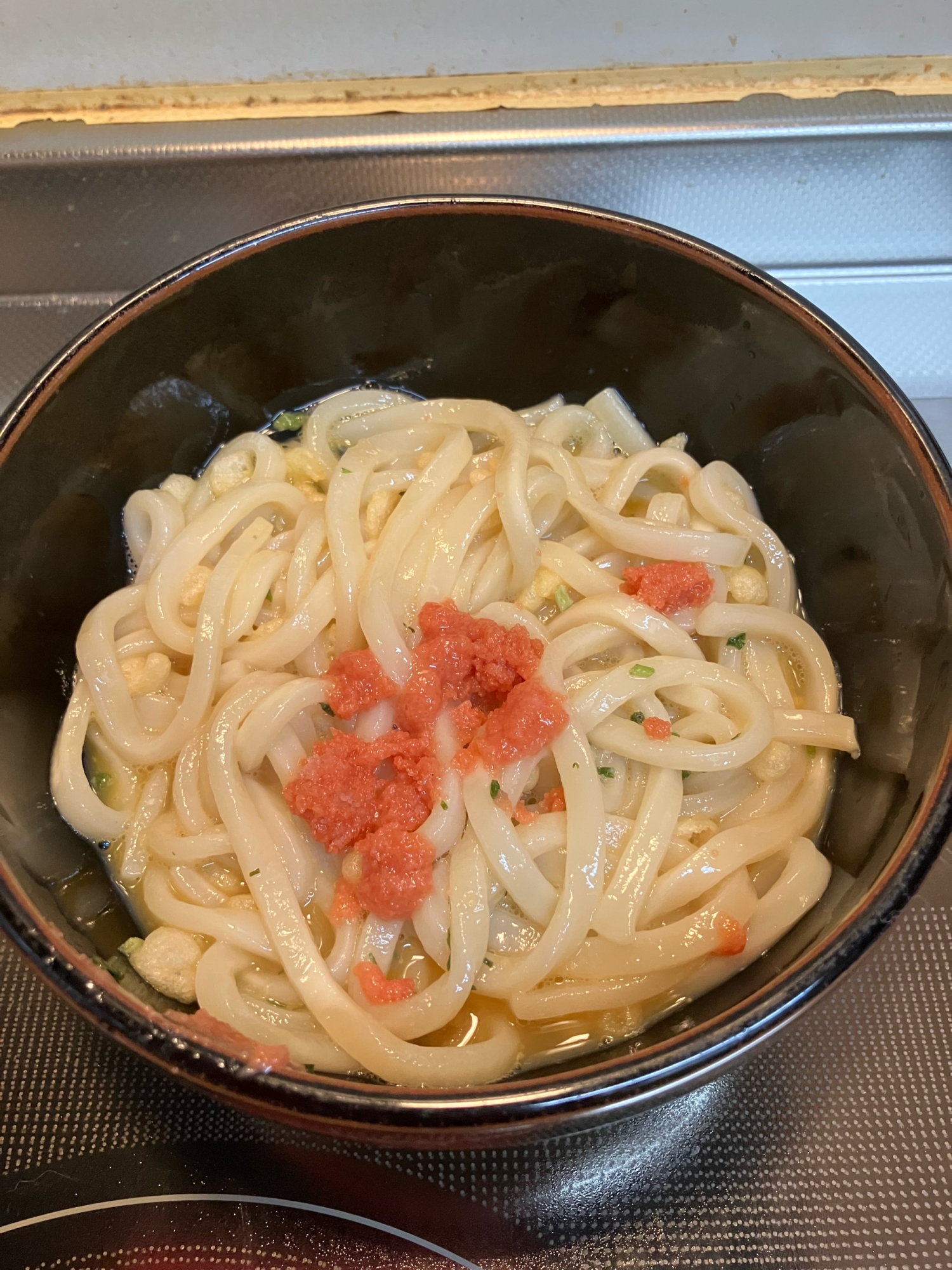 かま玉明太うどん^_^
