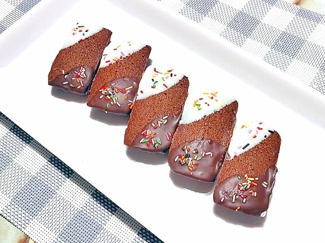 100均のチョコで!バレンタインのフィナンシェ♪