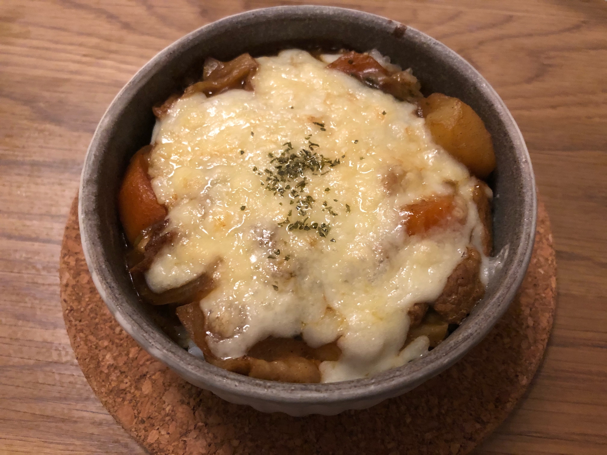 余ったカレーで！焼きカレー