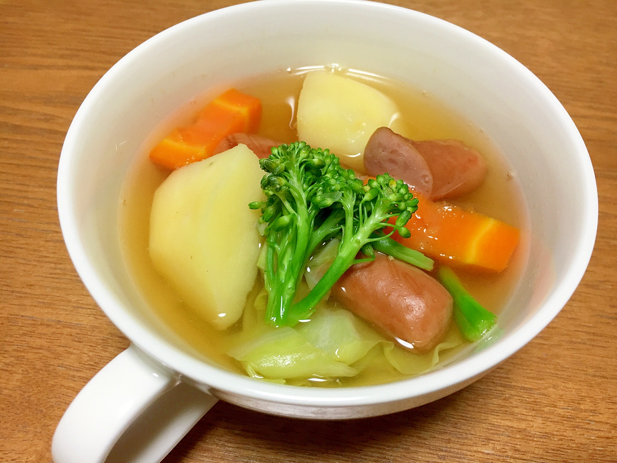 うどんだしでたっぷり野菜の和風ポトフ レシピ 作り方 By おこのみっちゃん 楽天レシピ