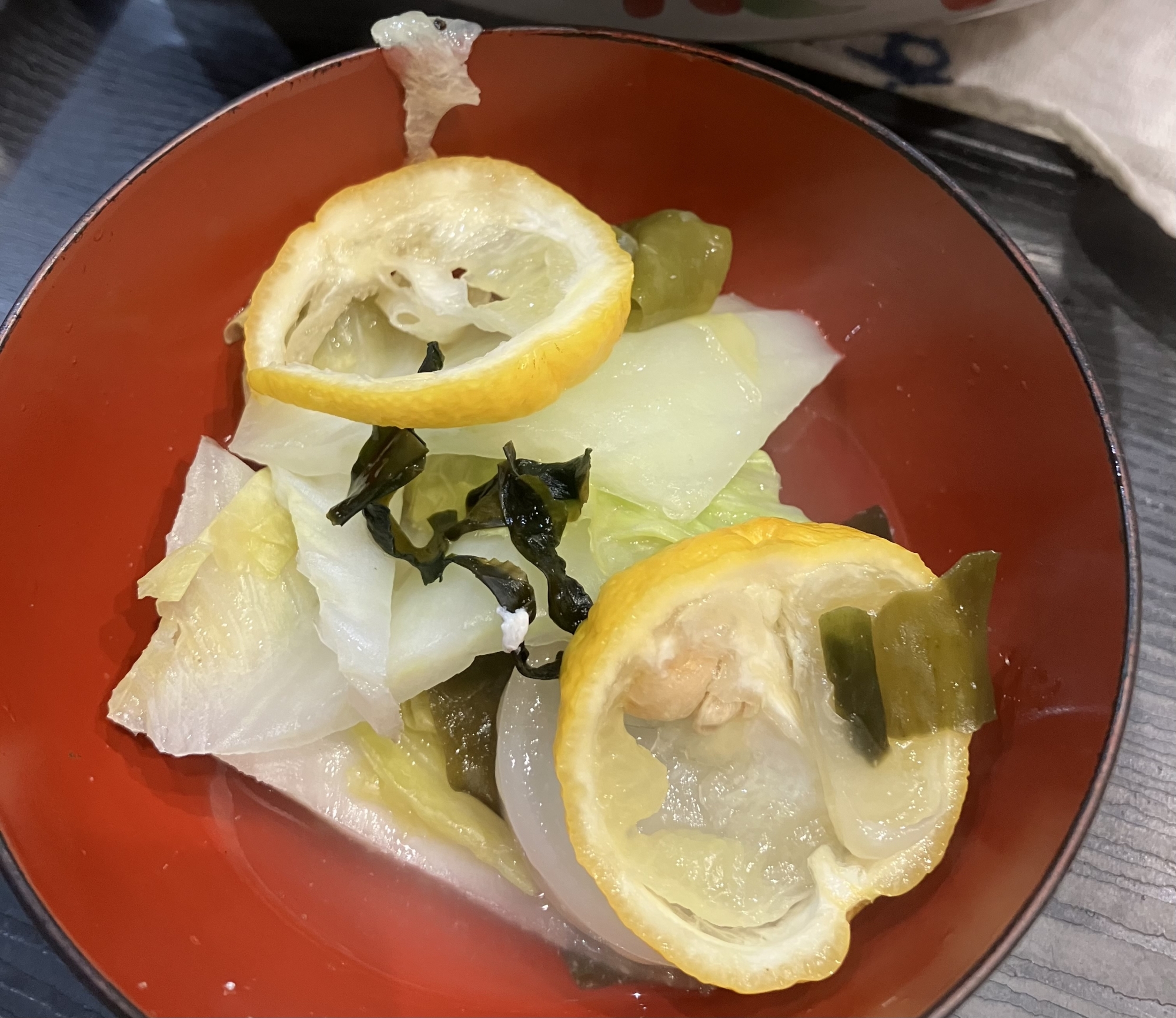 ゆずの野菜蒸し焼き