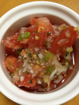 真っ赤なトマトのサルサソース☆