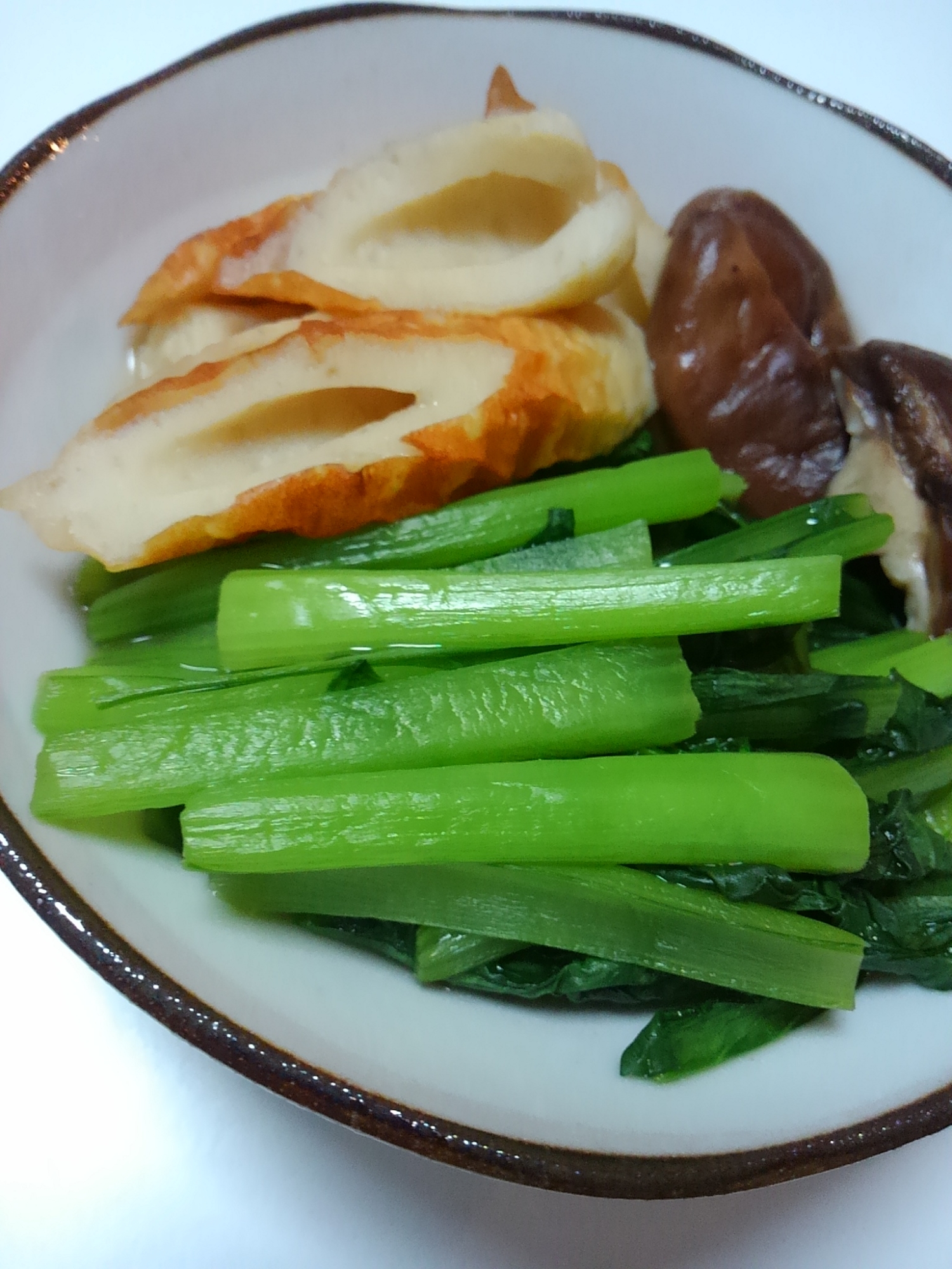 小松菜とちくわの簡単煮びたし