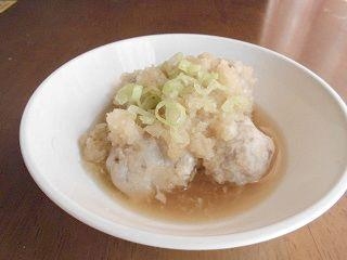 いわしのつみれのおろし煮