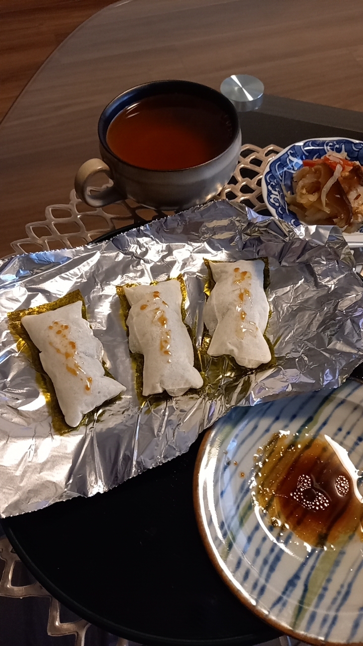 超簡単！しゃぶしゃぶ用のお餅で海苔焼き