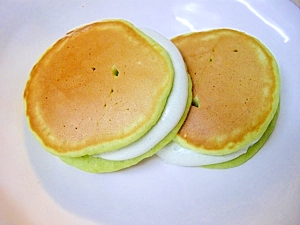 青汁ホットケーキどら焼き風