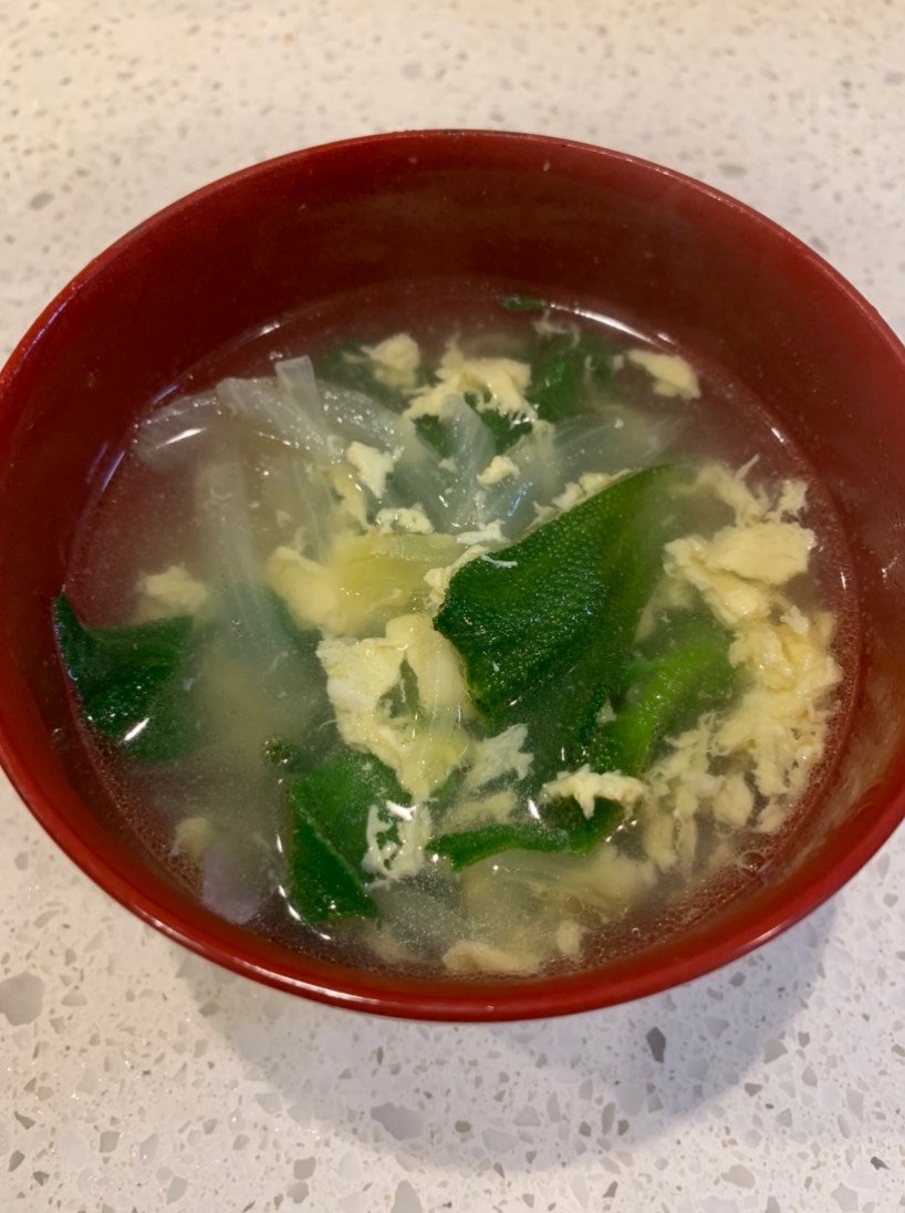 アイスプラントの中華スープ
