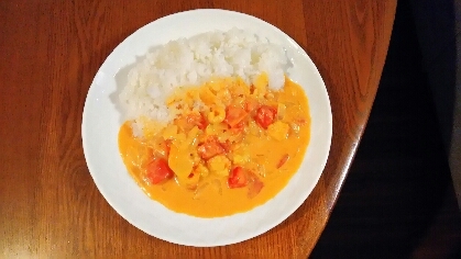 欧印泰風　海老のカレー