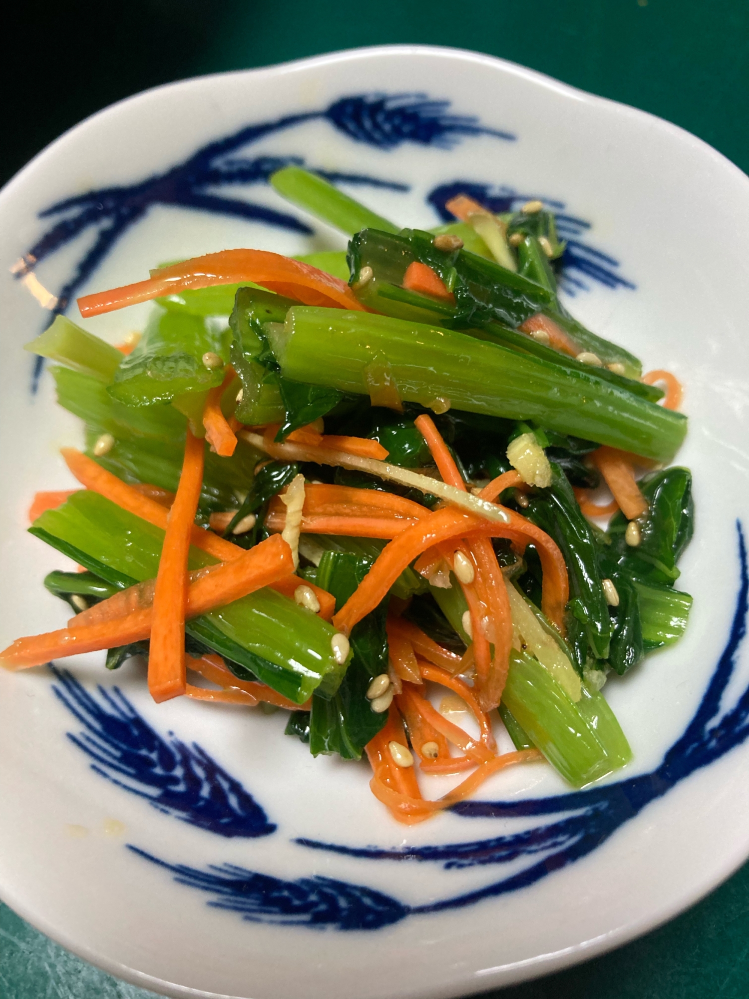 本場韓国 小松菜のナムル レシピ 作り方 By ももものも 楽天レシピ