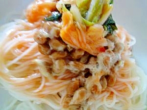 キム納豆そうめん