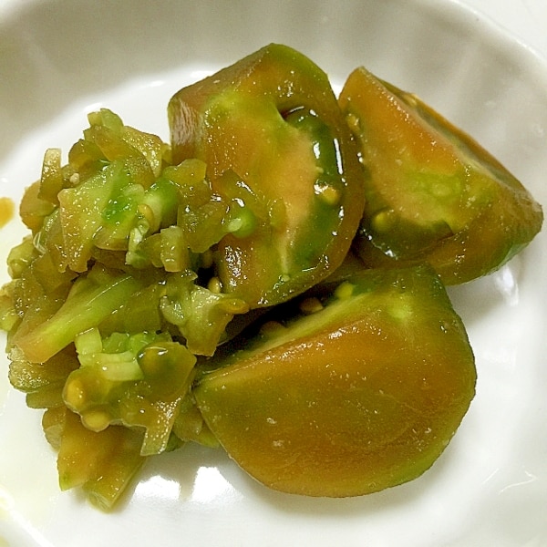 青いトマトで作る青トマトの醤油漬け レシピ 作り方 By ねこりん 楽天レシピ 青いトマトで作る青トマトの醤油漬け レシピ 作り方 By ねこりん 楽天レシピ