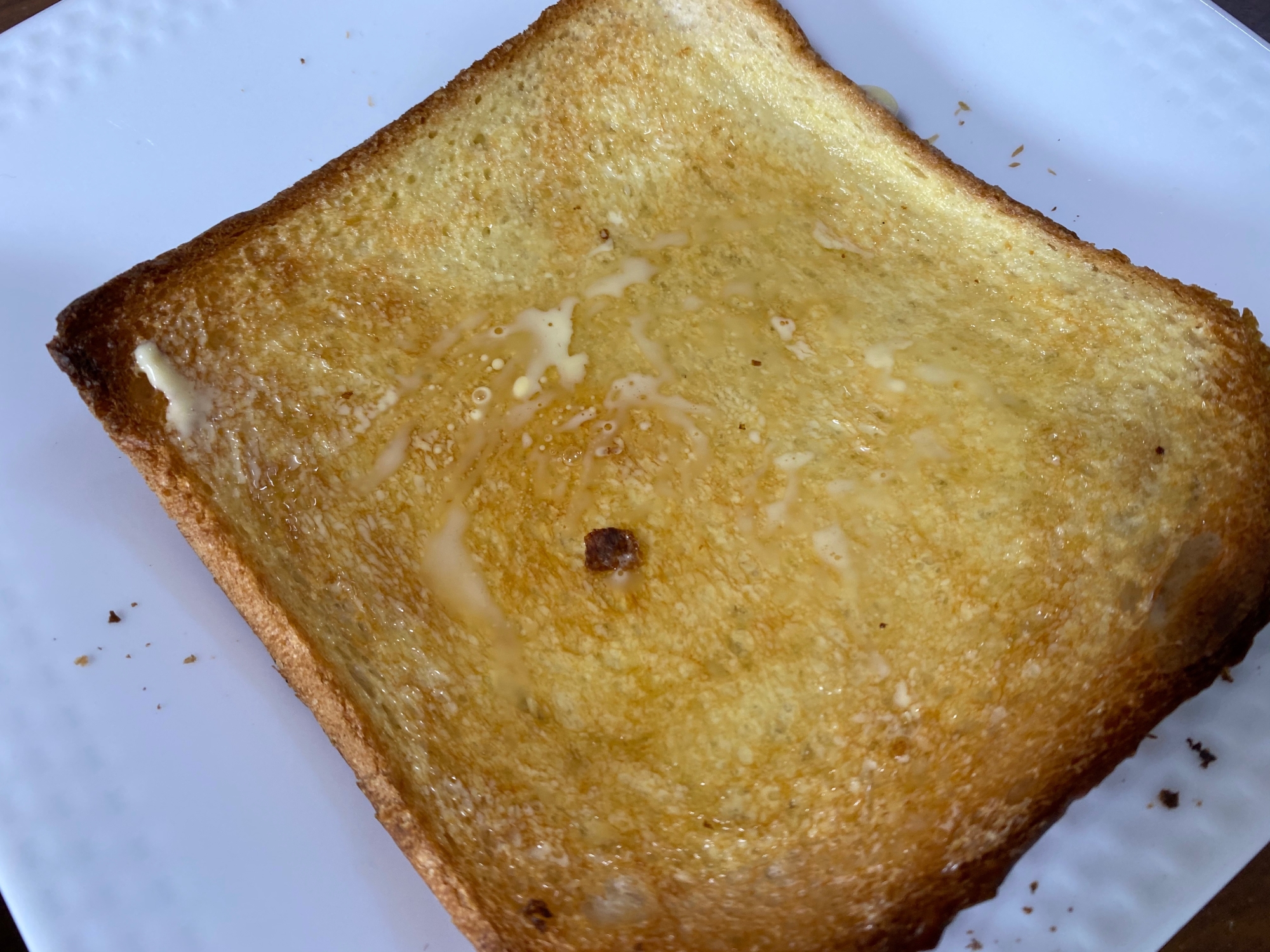 食パンの耳でカリカリラスク風☆