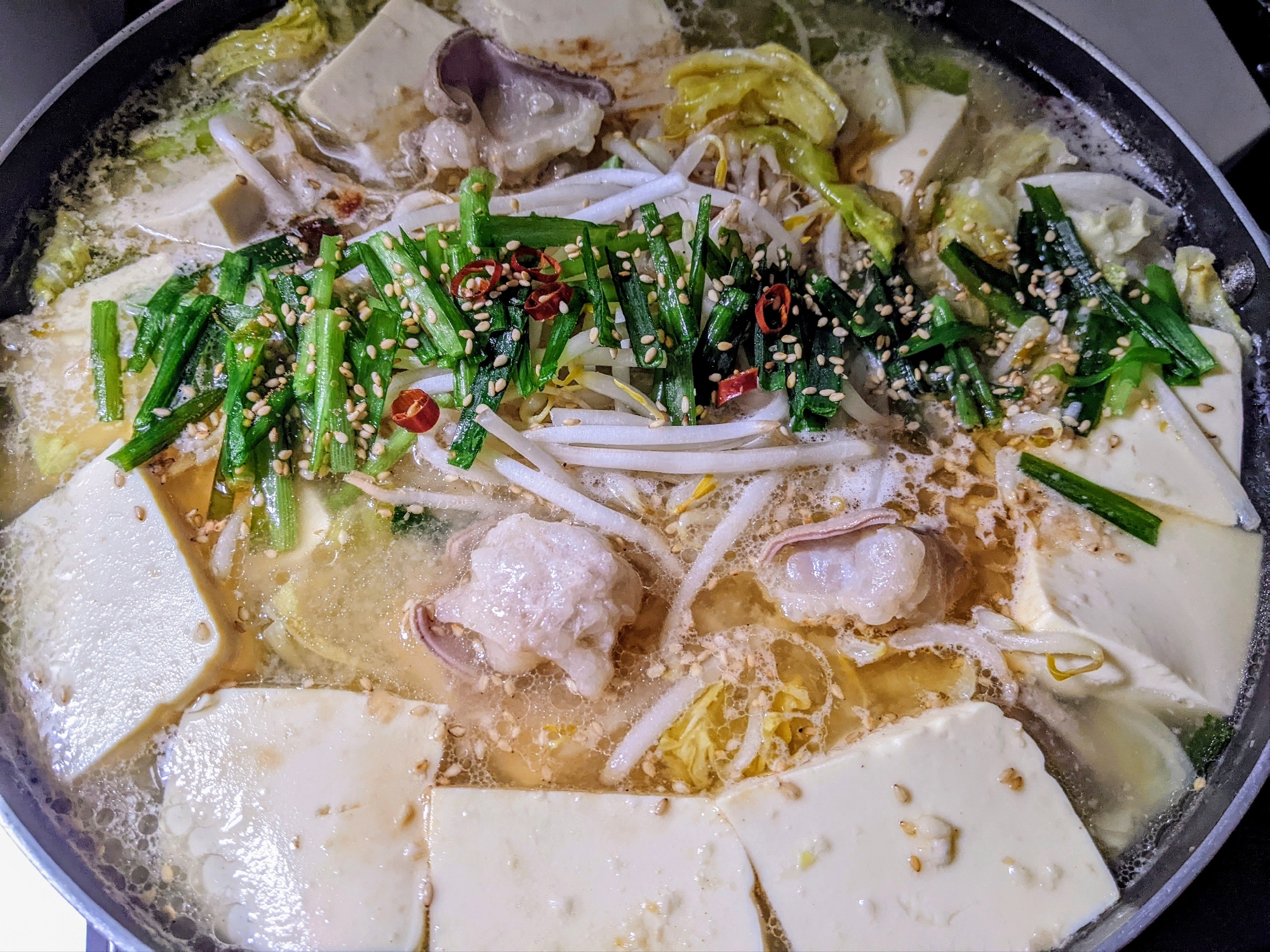 白味噌もつ鍋