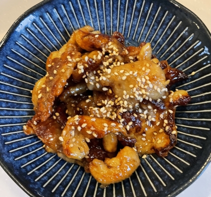 カリッとジューシー♫鶏皮の甘辛焼き