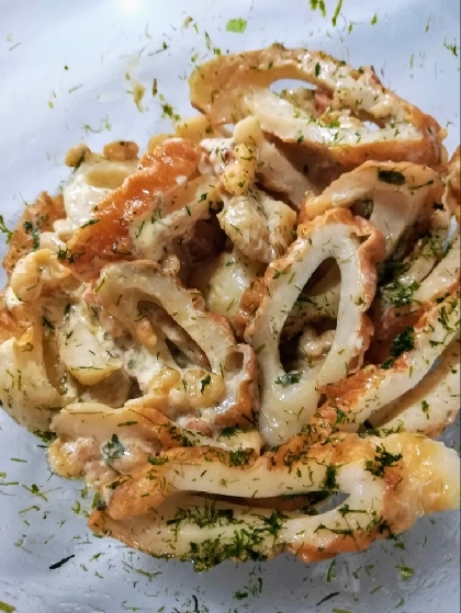 レンジで超特急おつまみ♡ちくわの磯辺揚げ風