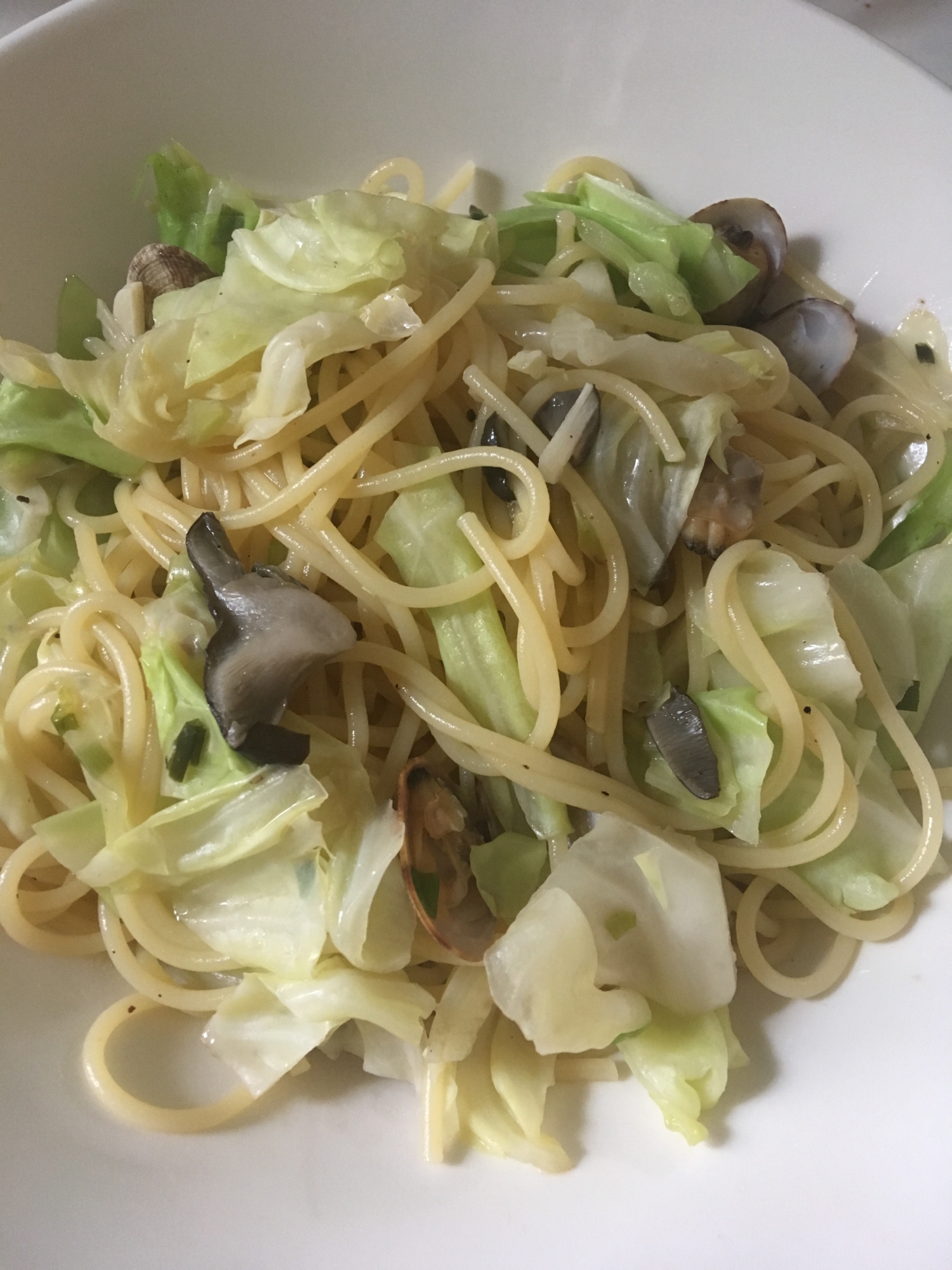 残ったあさりの酒蒸しで簡単！ボンゴレパスタ