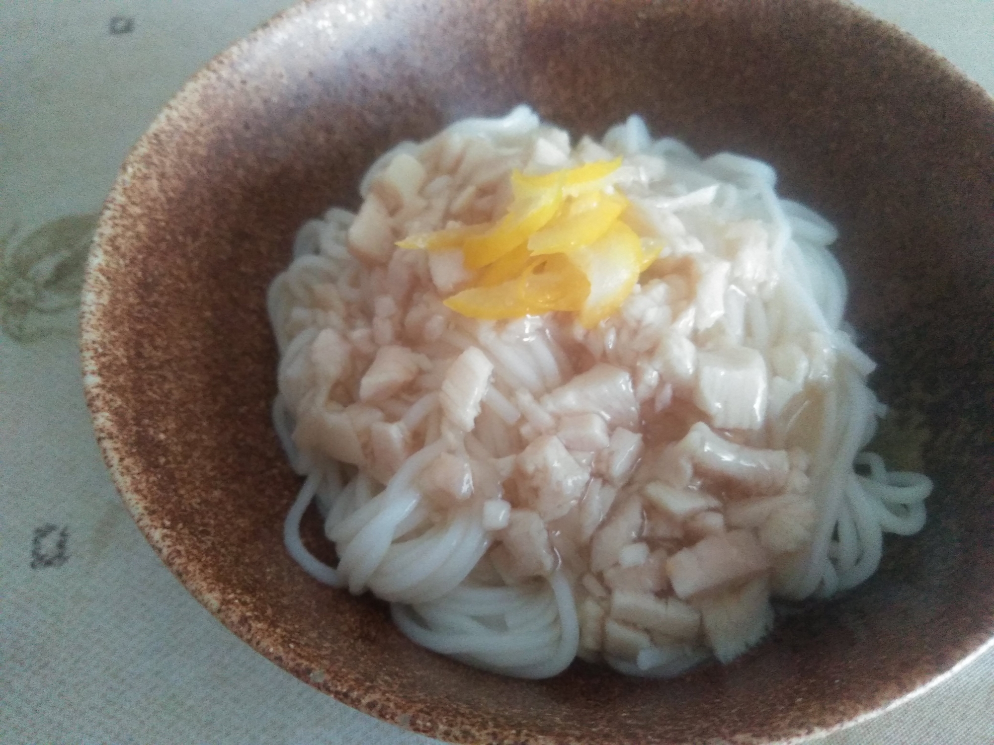 鶏そぼろあんかけそうめん