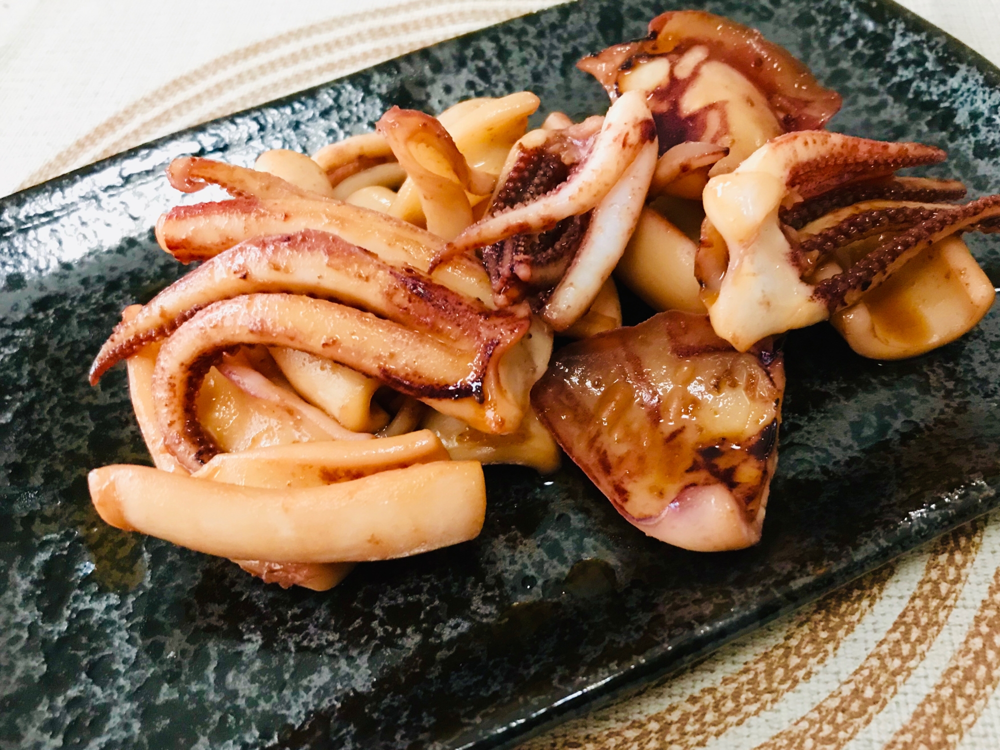 簡単おつまみ＊屋台風イカ焼き