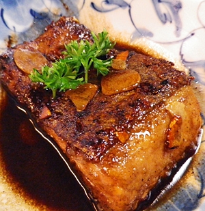 鮭のバルサミコ酢焼き