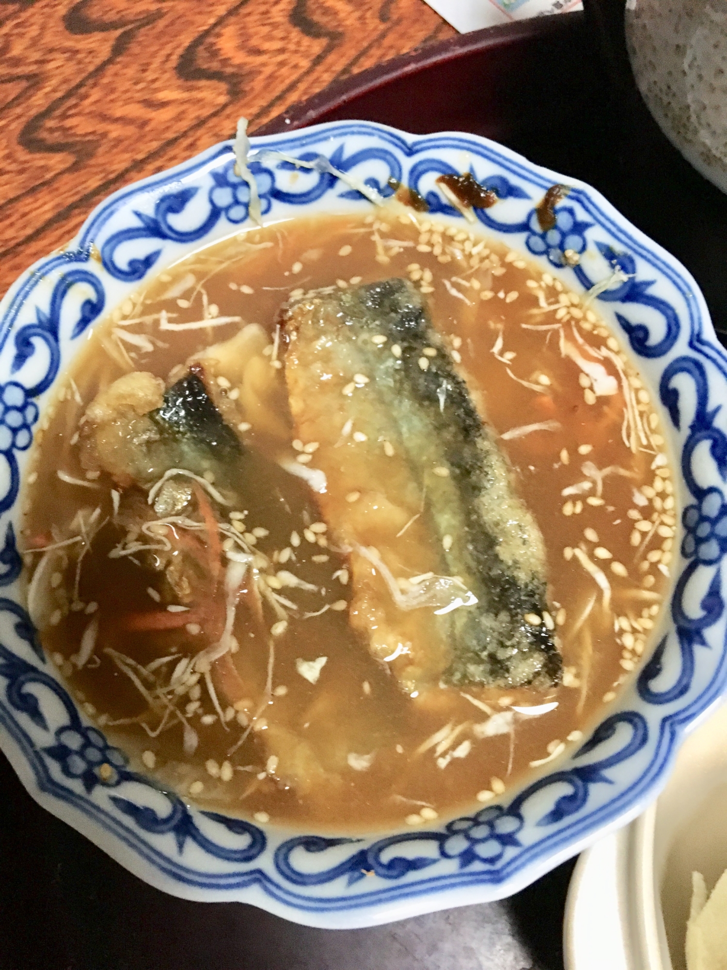 秋刀魚のゴマ汁