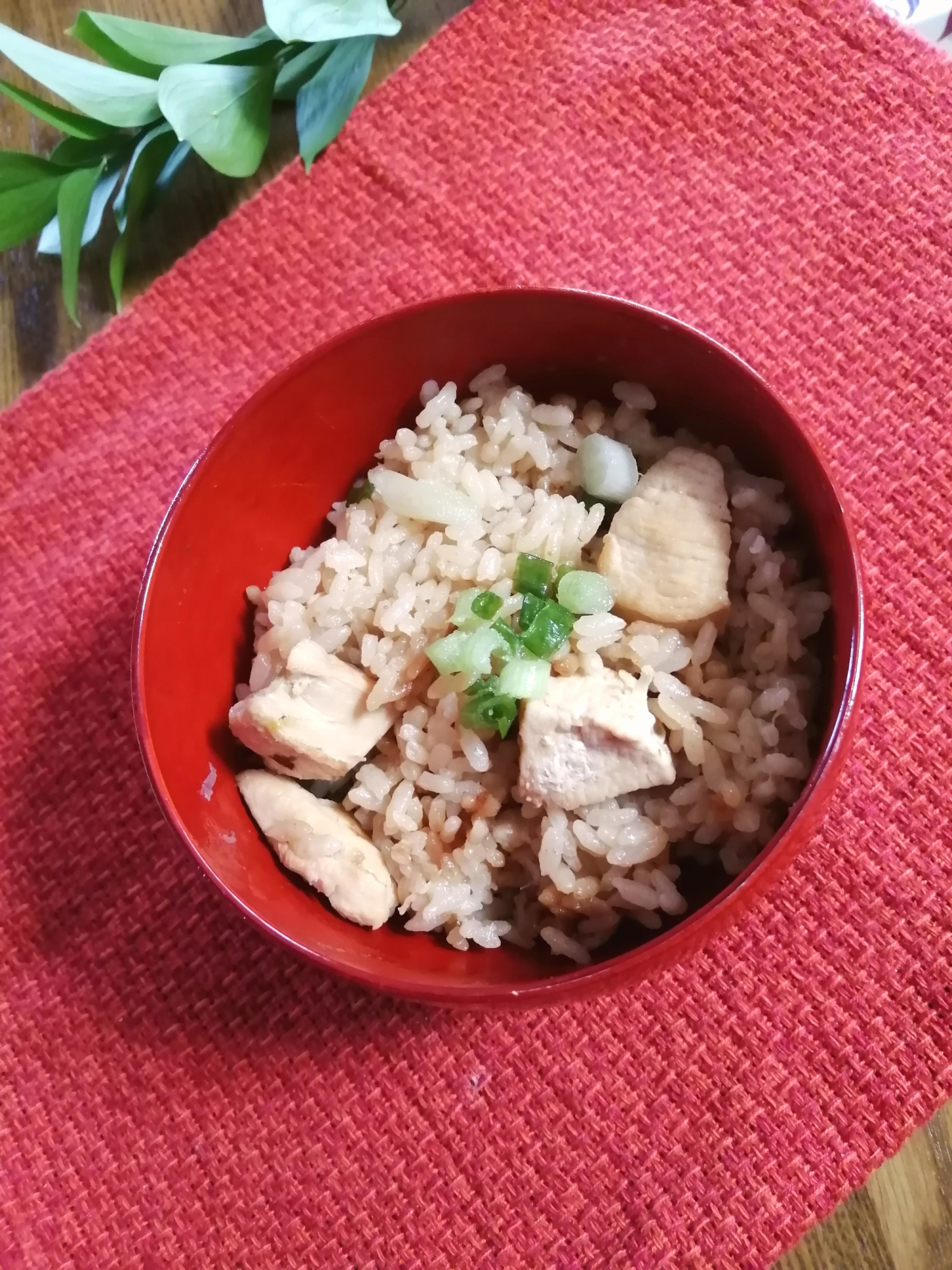 お肉ごろごろ炊き込みご飯